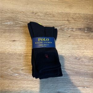 Polo by Ralph Lauren Men's Black Casual Socks